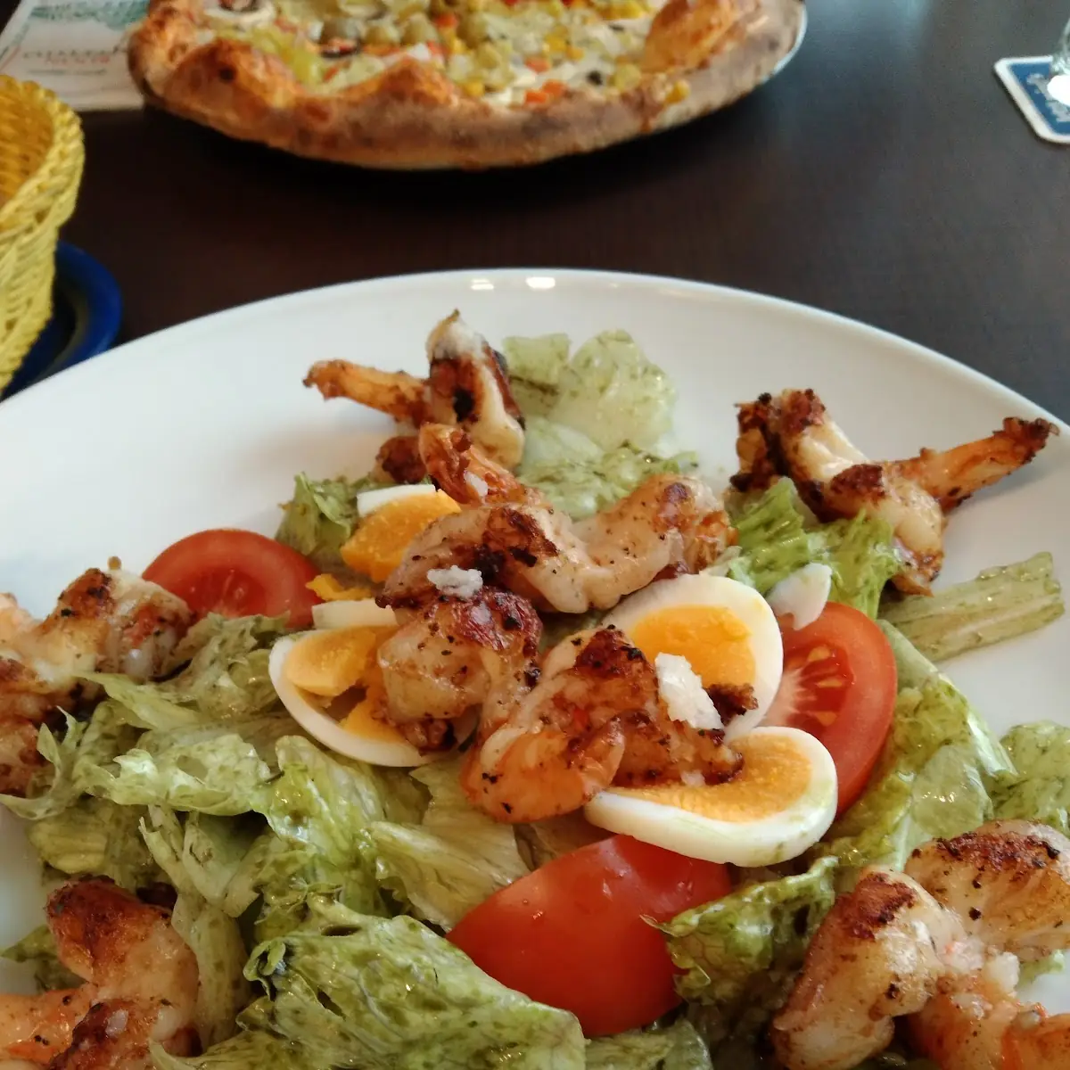 Garnelen Mit Salat