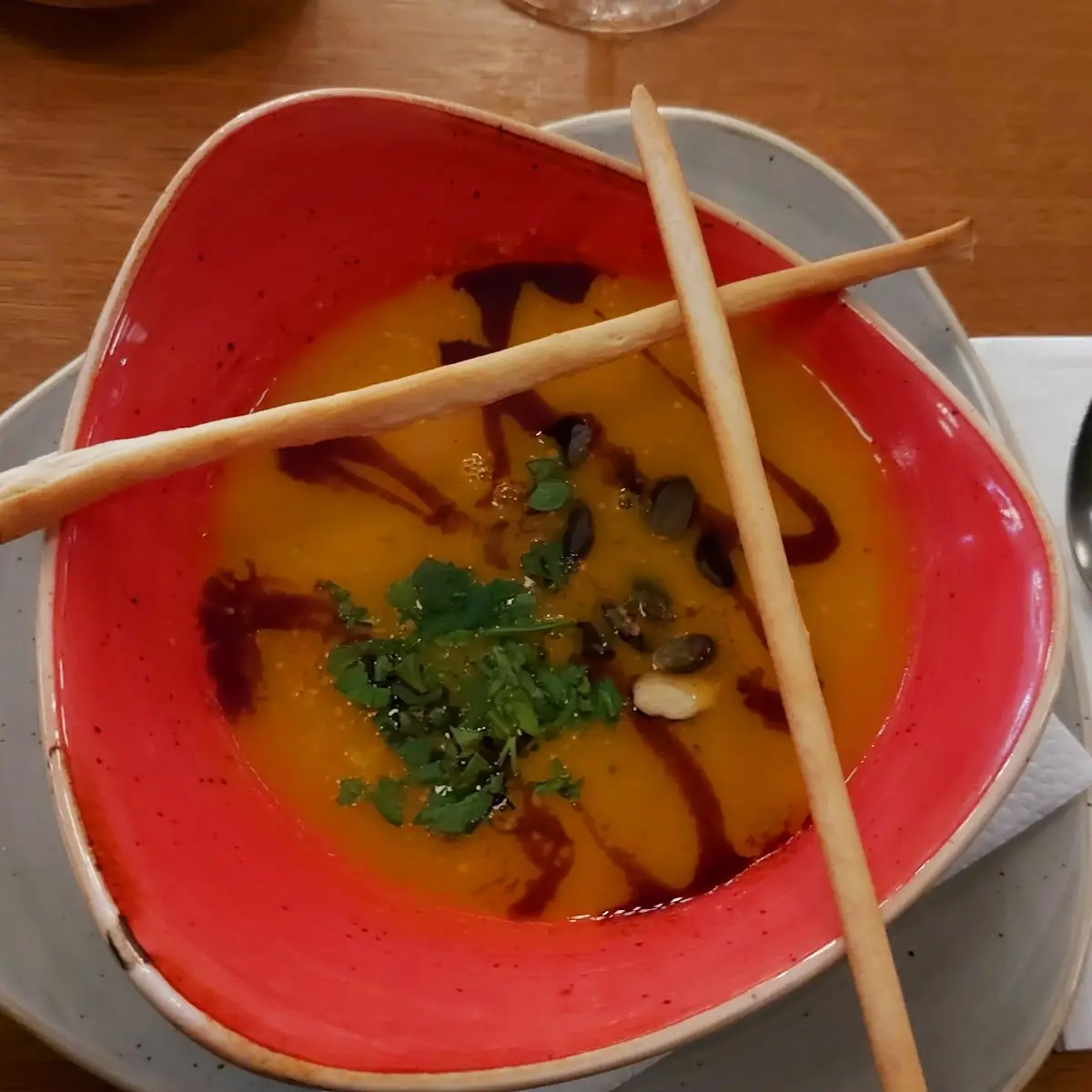 Kürbiscremesuppe
