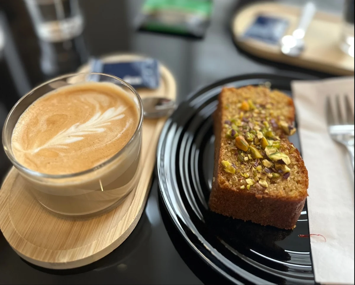 Cappuccino & Pistaziensafrankuchen