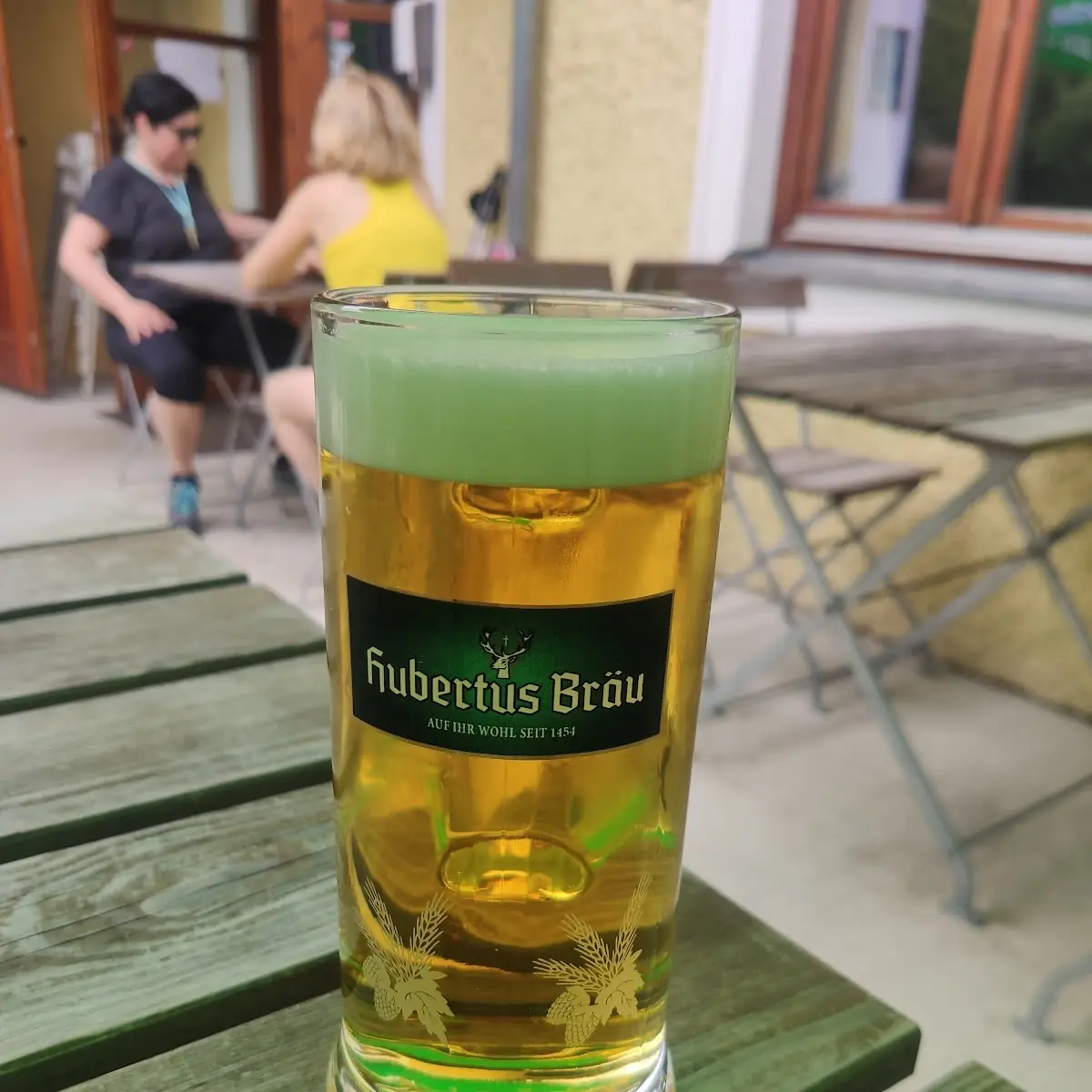 Hubertus Bräu Bier Vom Fass