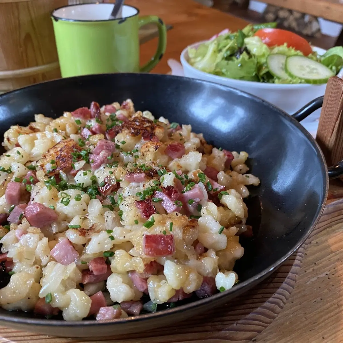 Käsespätzle Mit Speck
