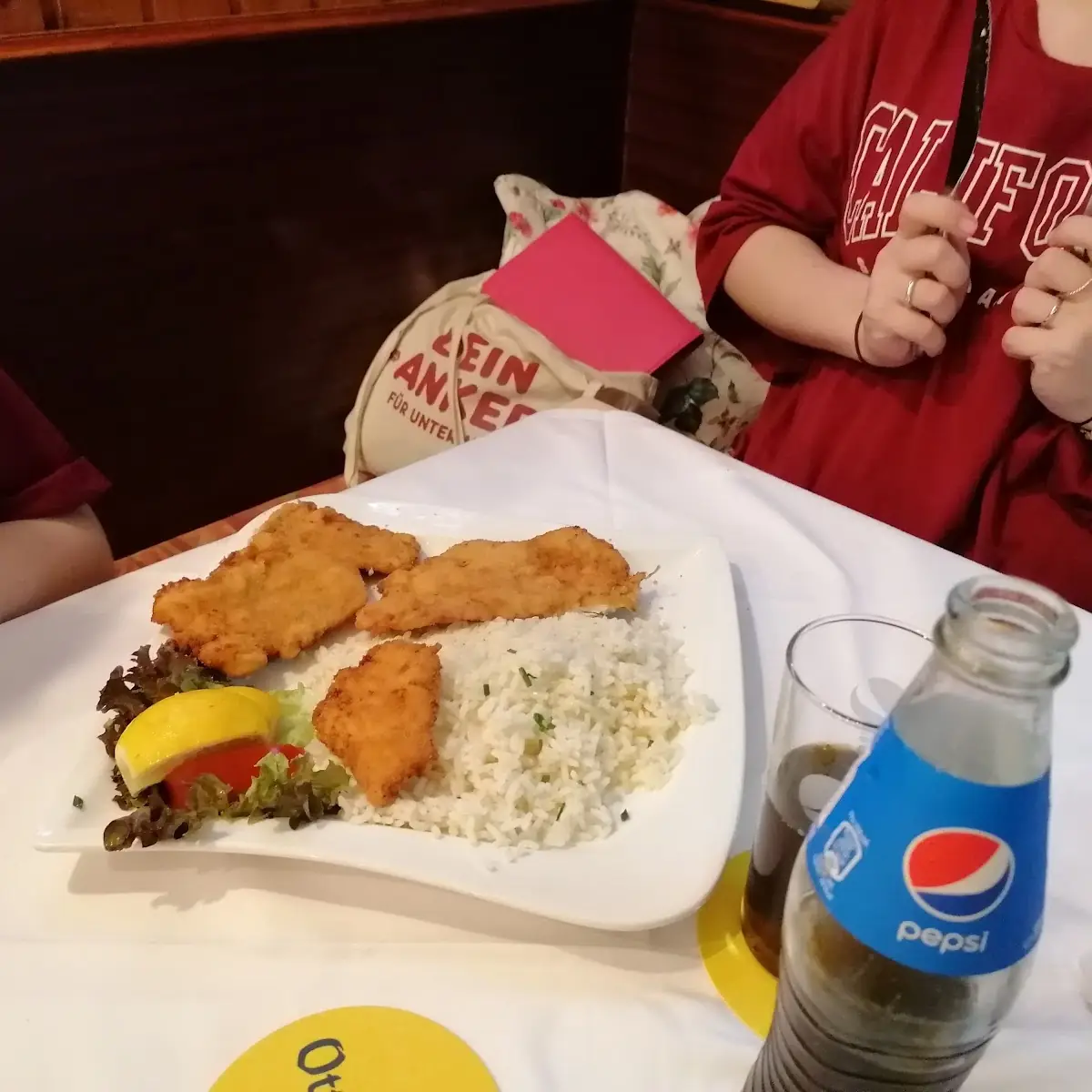 Schnitzel Mit Reis