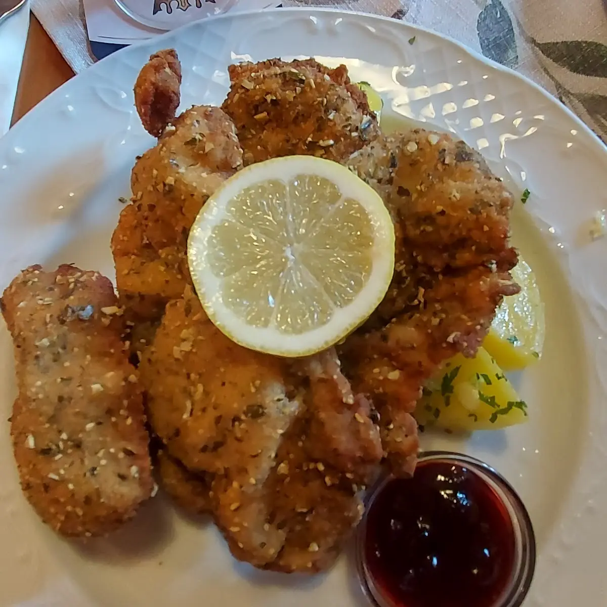 Wildschwein In Kürbiskernpanade