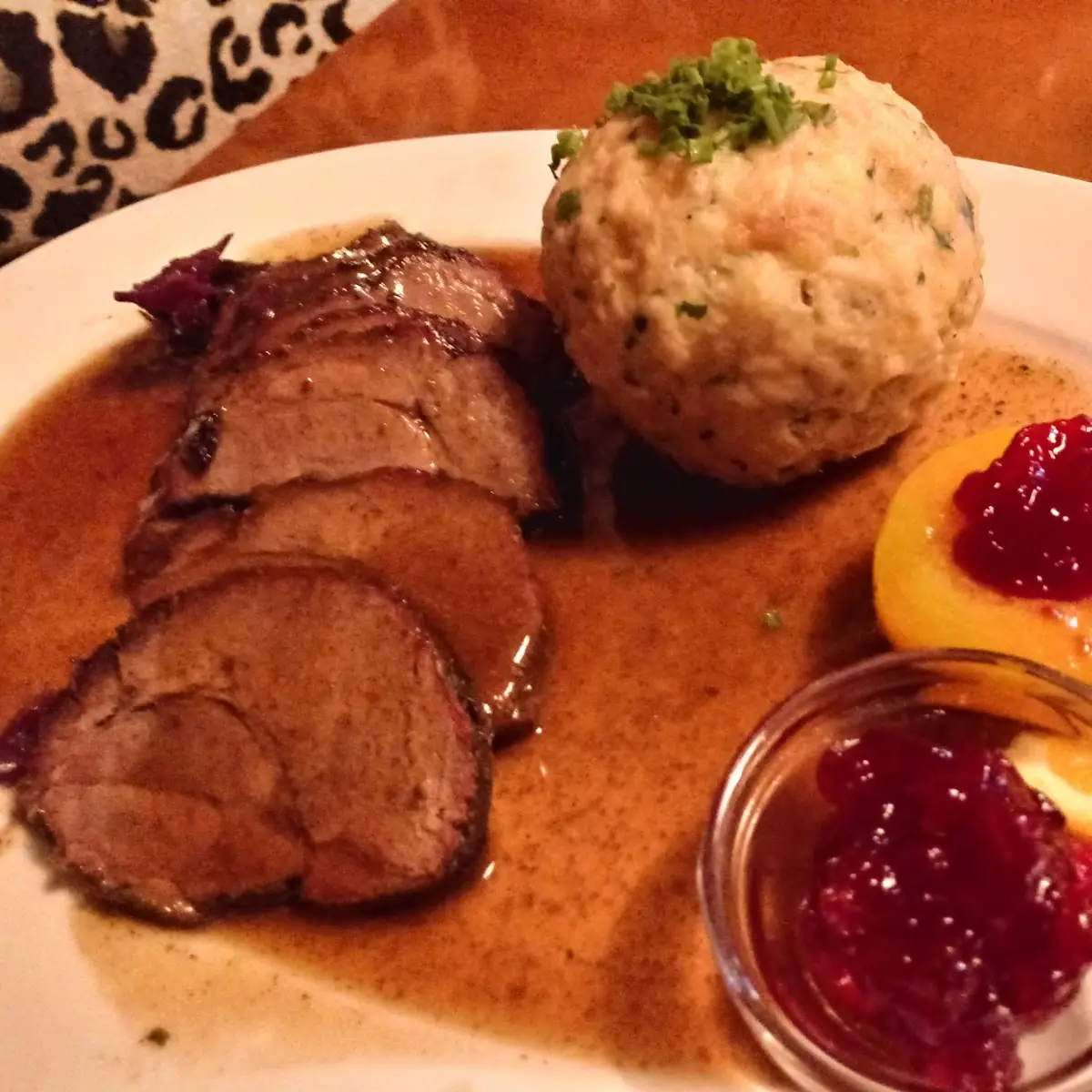 Wildschweinbraten