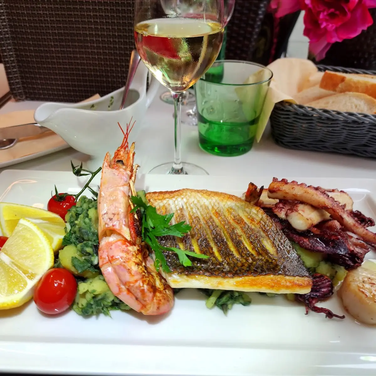 Fischplatte Des Hauses 1 Person