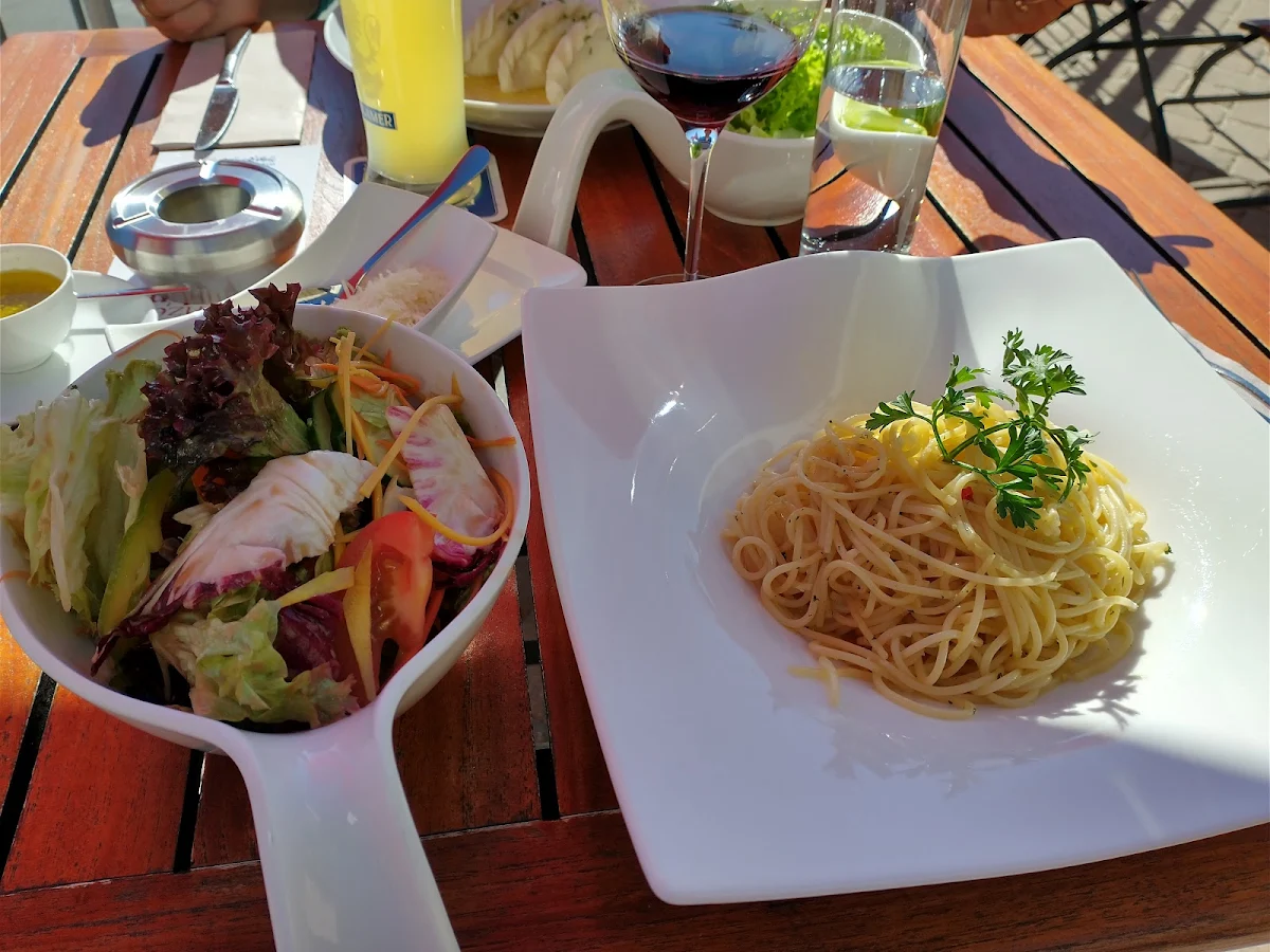 Nudel Mit Knoblauch Im Öl