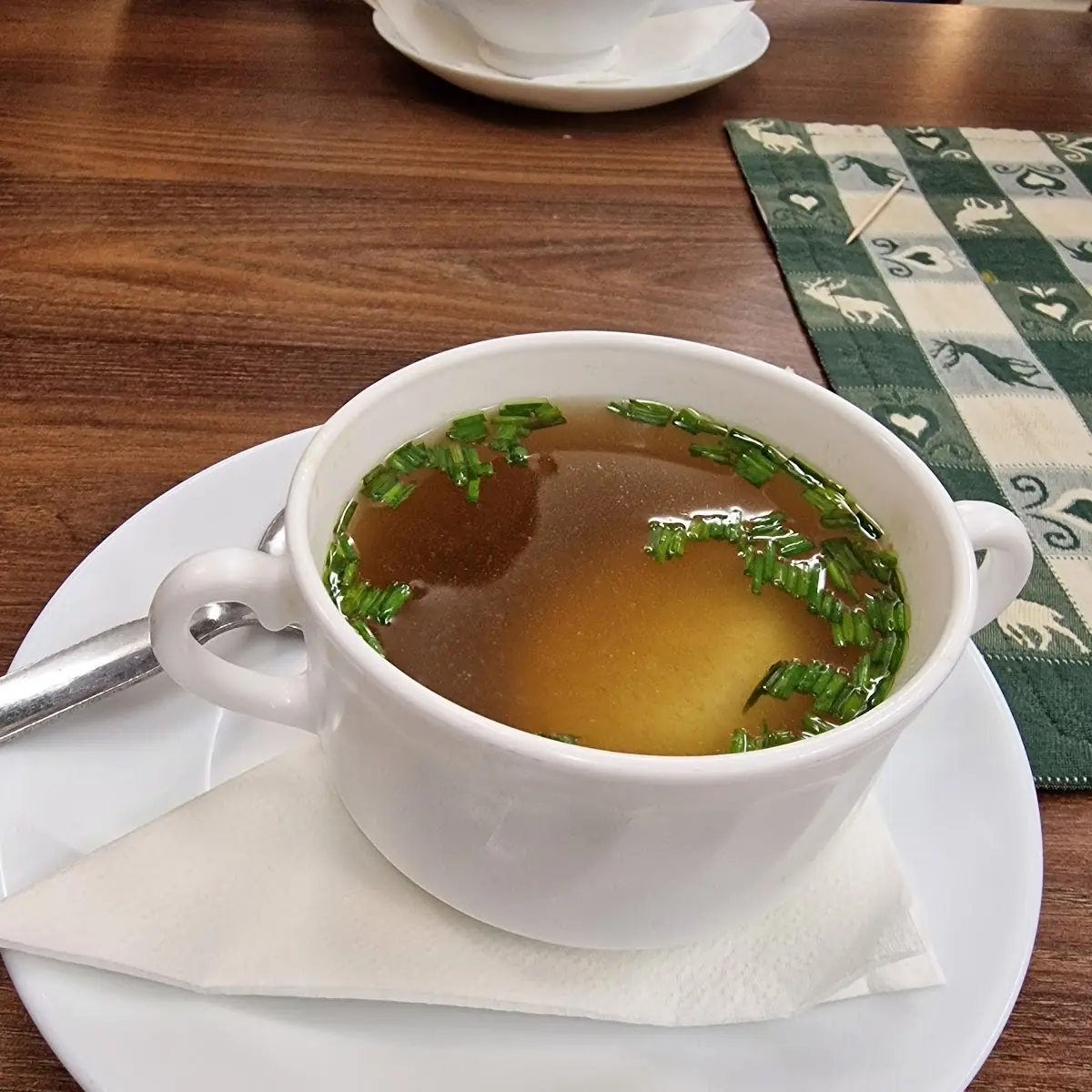 Griessknockerl Soup