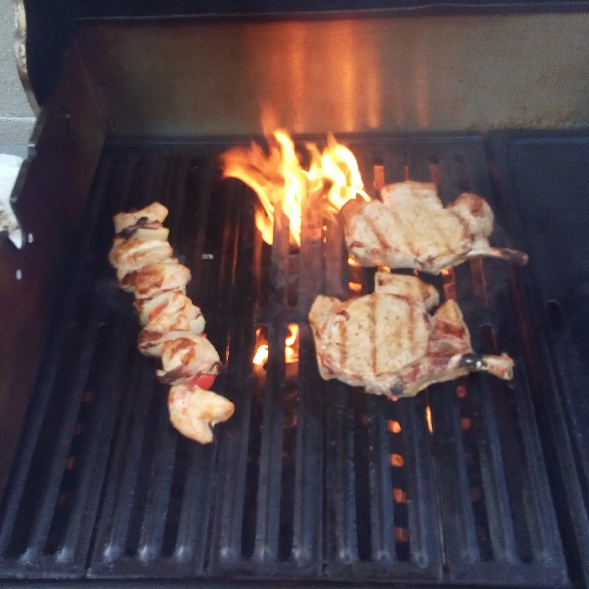 Putenspieß U Kotelett