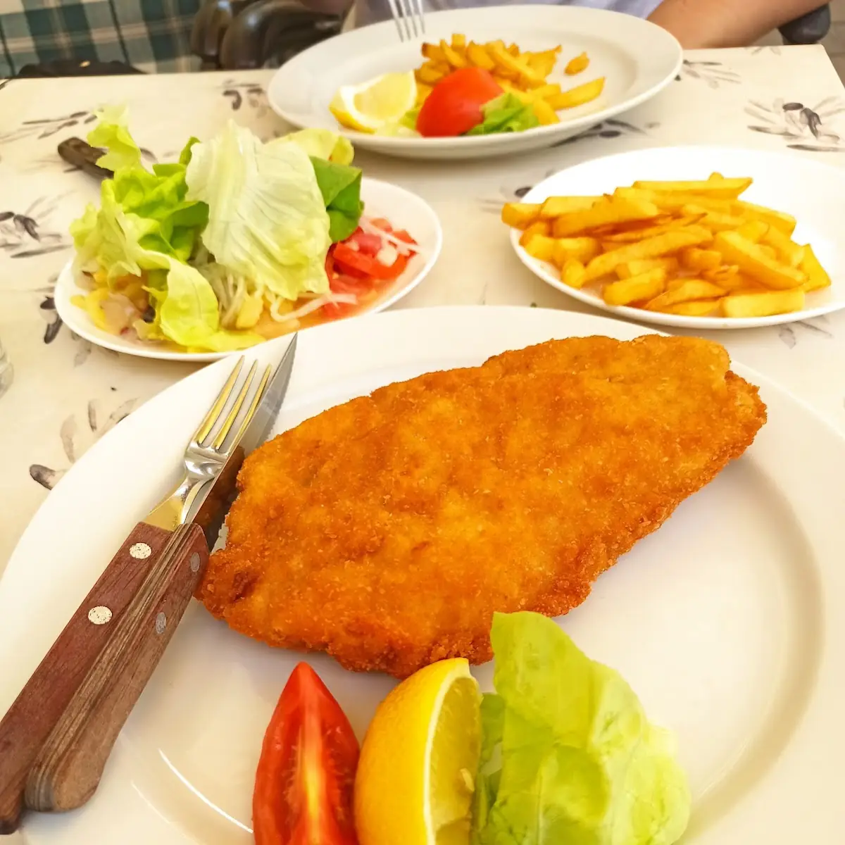 Wiener Schnitzel Mit Gemischtem Salat