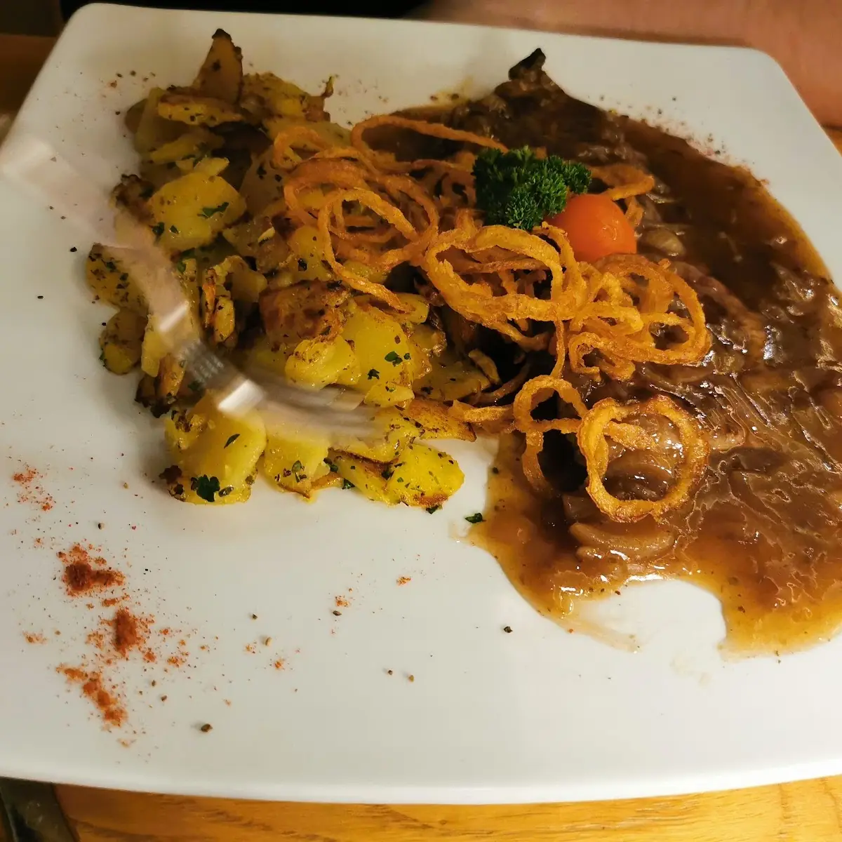Zwiebelrostbraten