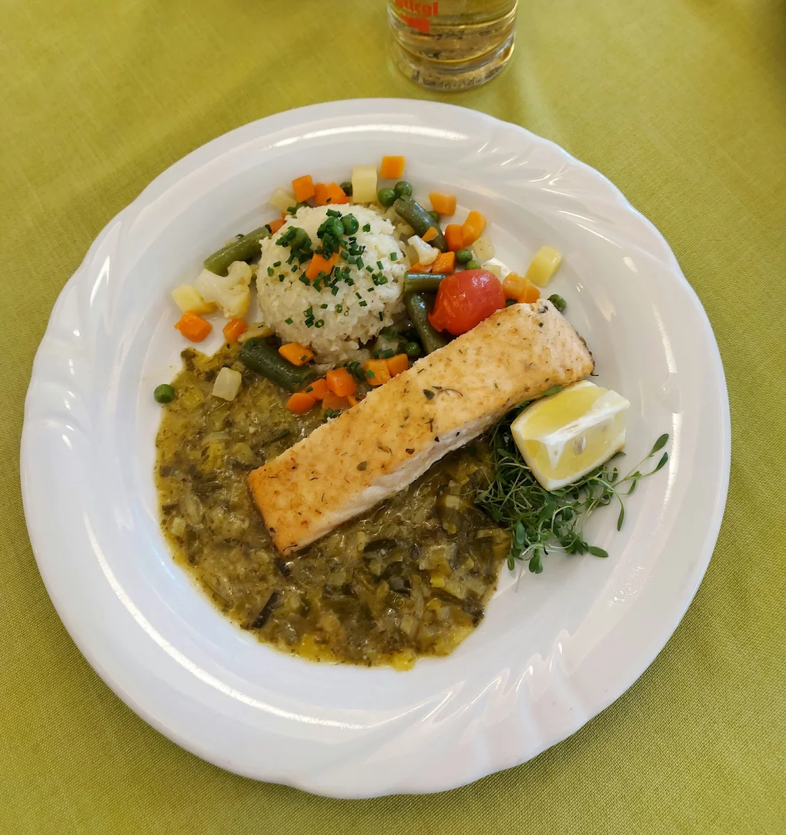 Lachsfilet Mit Grünkohl