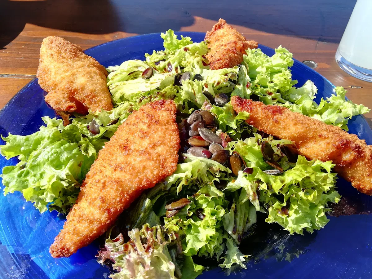 Salat Mit Putenstreifen