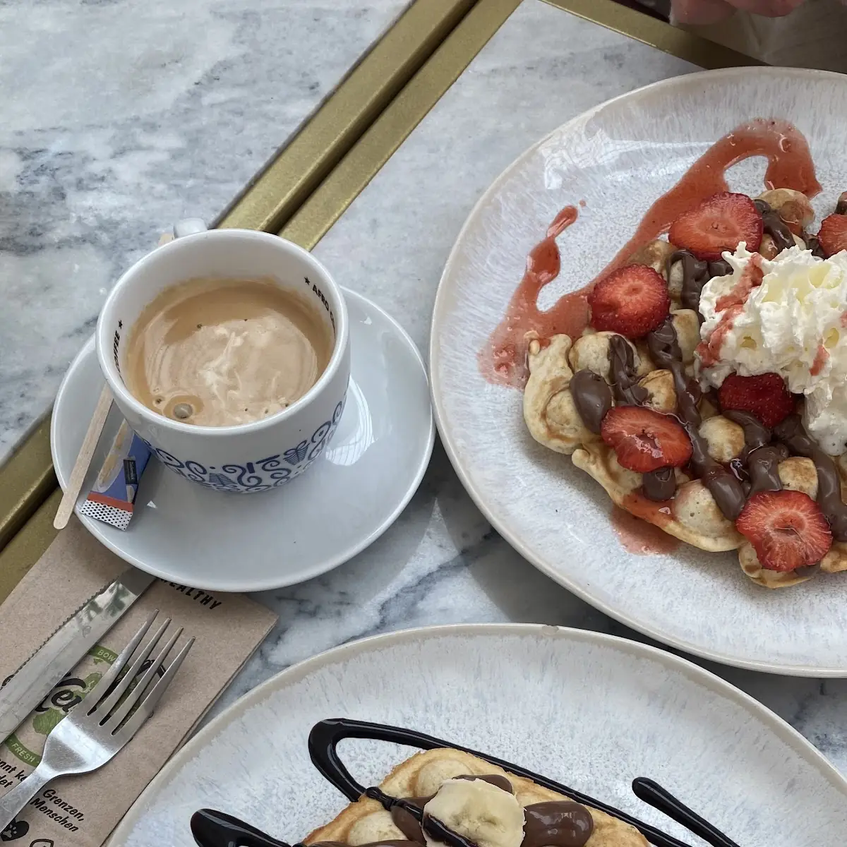 Waffle Banana Style