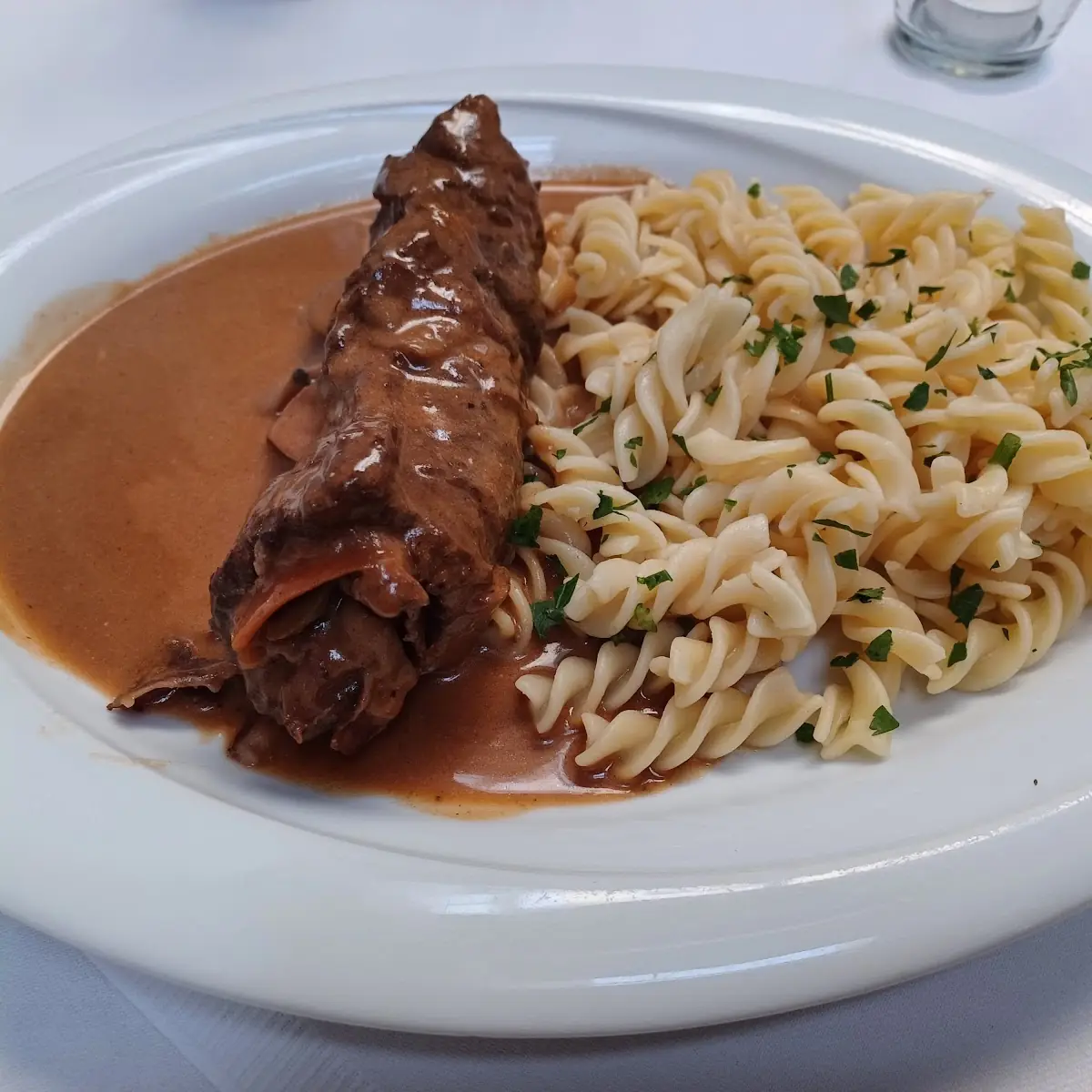 Rindsroulade Mit Spiralen