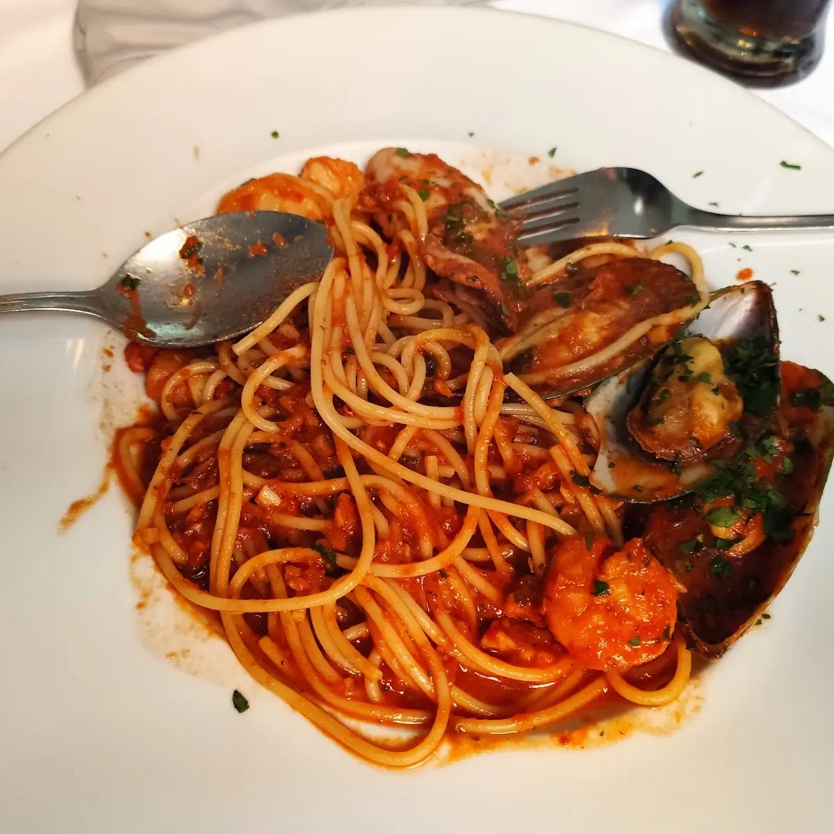 Spaghetti Mit Meeresfrüchten