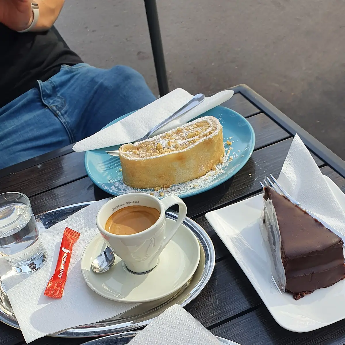 Espresso Chocolate Torte And Apple Strudel
