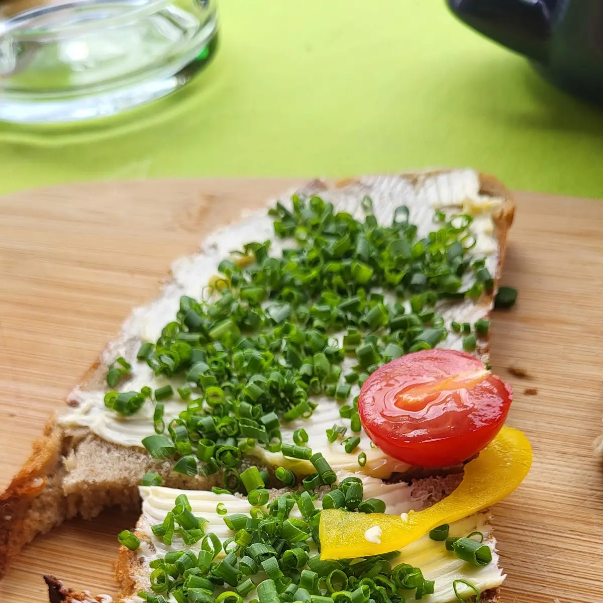 Schnittlauch Brot