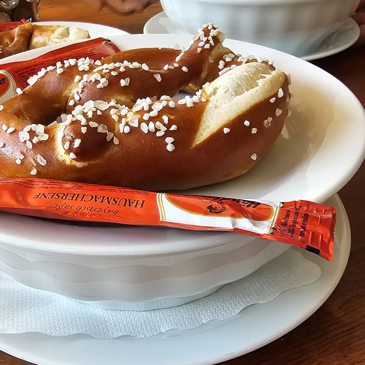 Weißwurst Mit Brezel