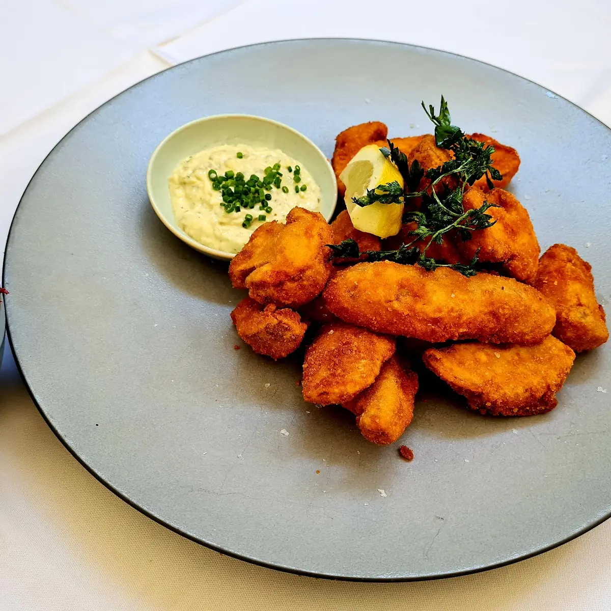 Gebackene Steinpilze Mit Blattsalat