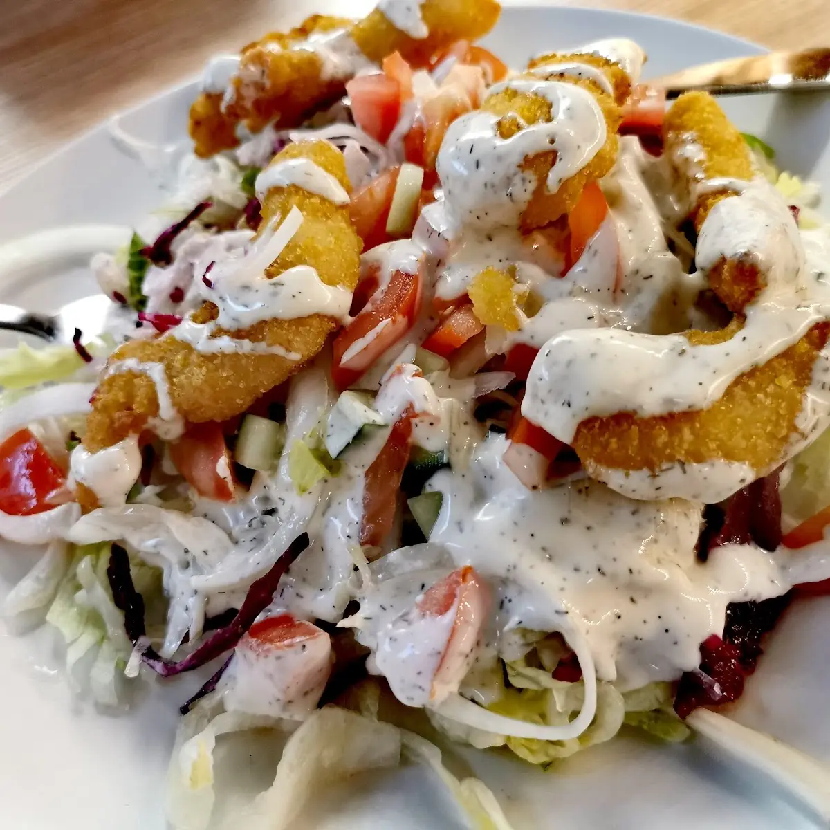 Hühnerstreifensalat