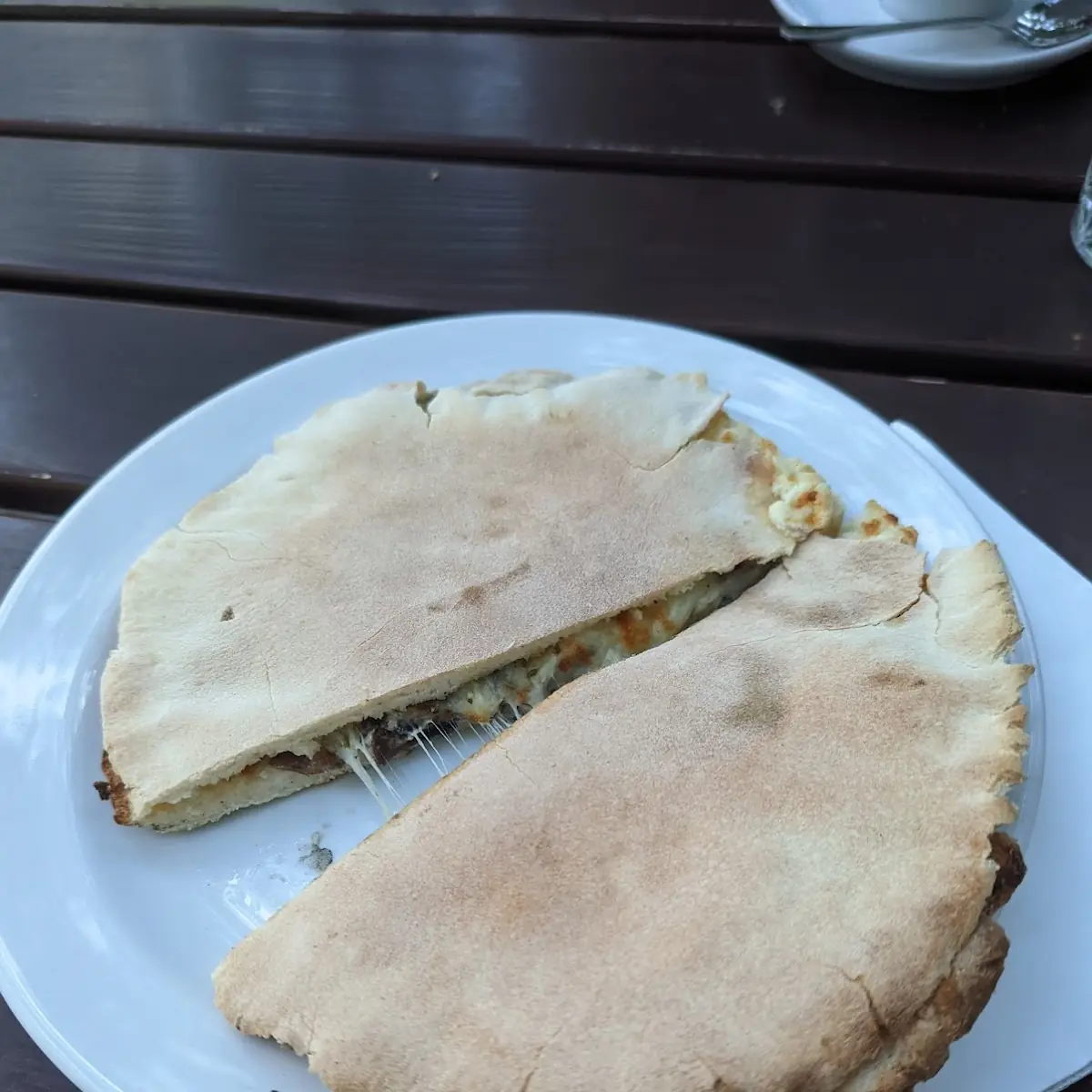 Fladenbrot Mit Sauerrahm Champignons Mozzarella