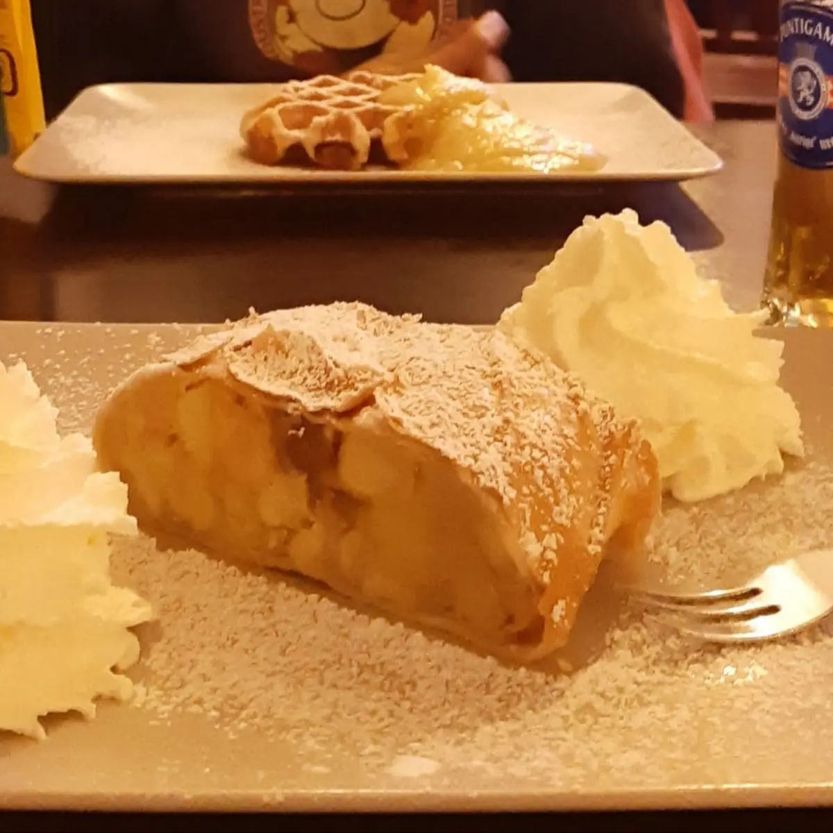 Apfelstrudel Waffel