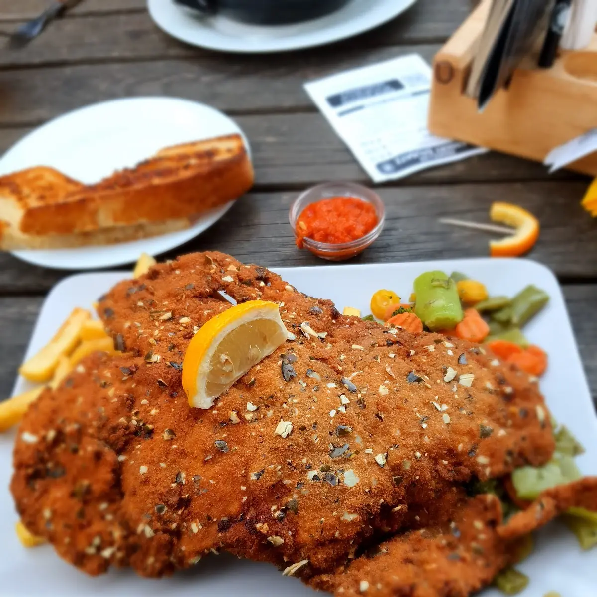 Kürbiskern Schnitzel Groß