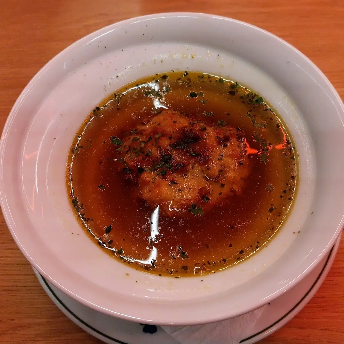 Kaspressknödelsuppe