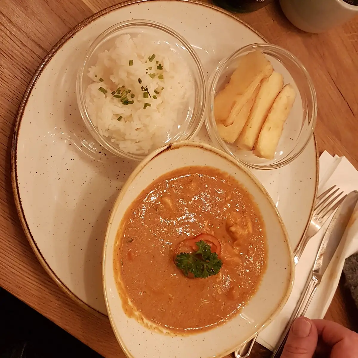 Chicken Curry Mit Reis