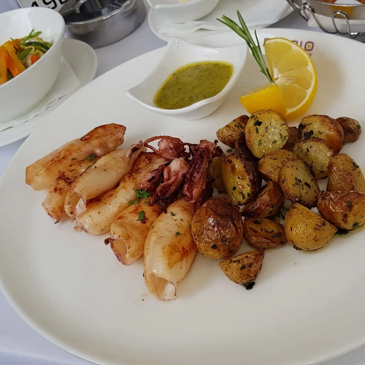 Gegrillte Calamari