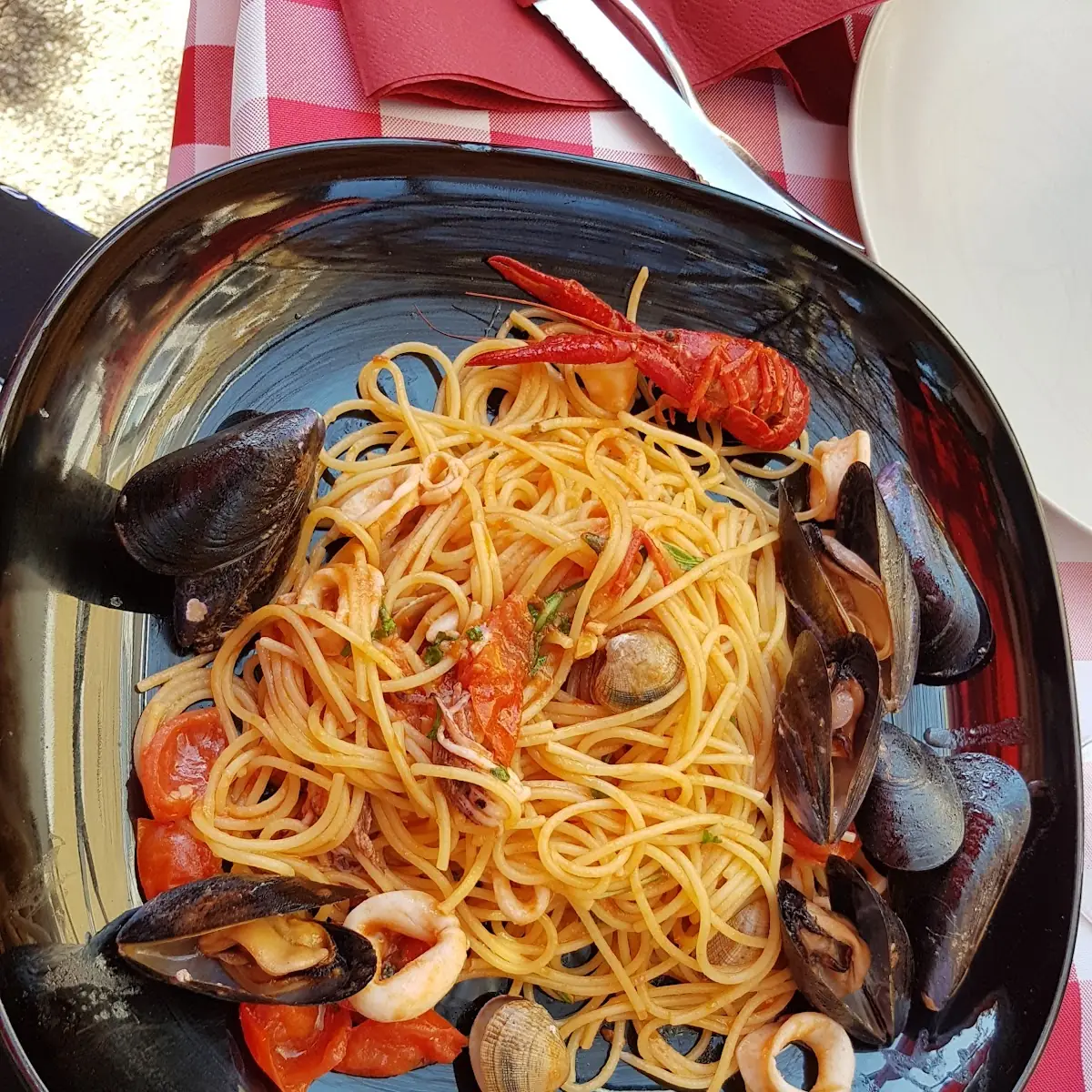 Паста С Морепродуктами Объедение