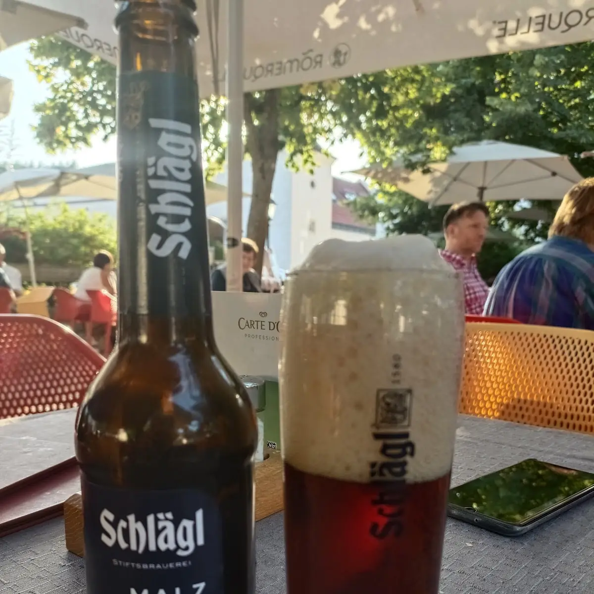 Dunkles Schlägl Bier