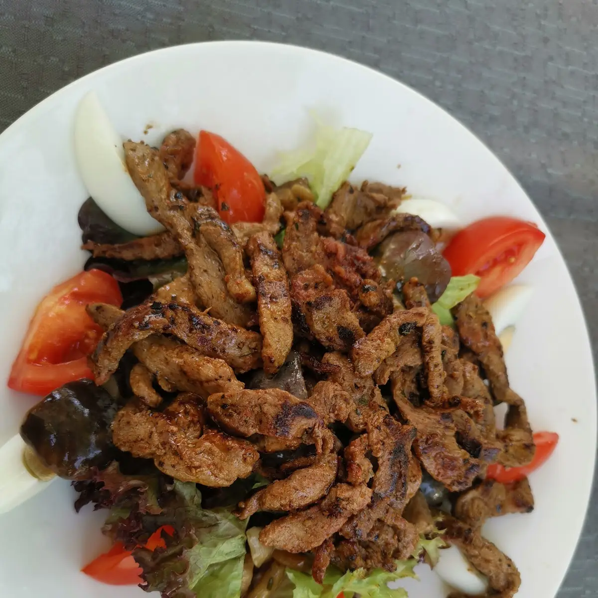 Wildstreifen Auf Salat