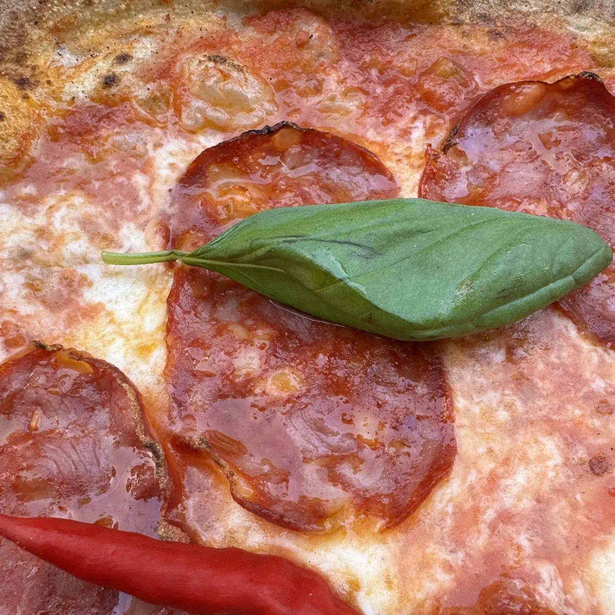 Pizza Diavola Scharf