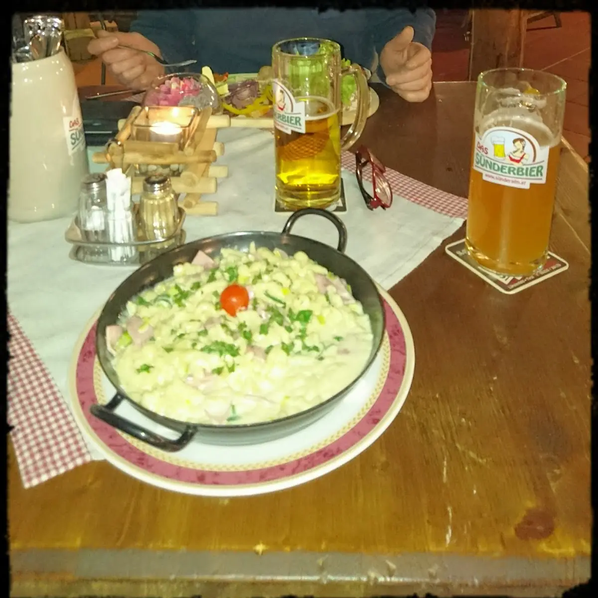 Käsespätzle, Die Sünderalm