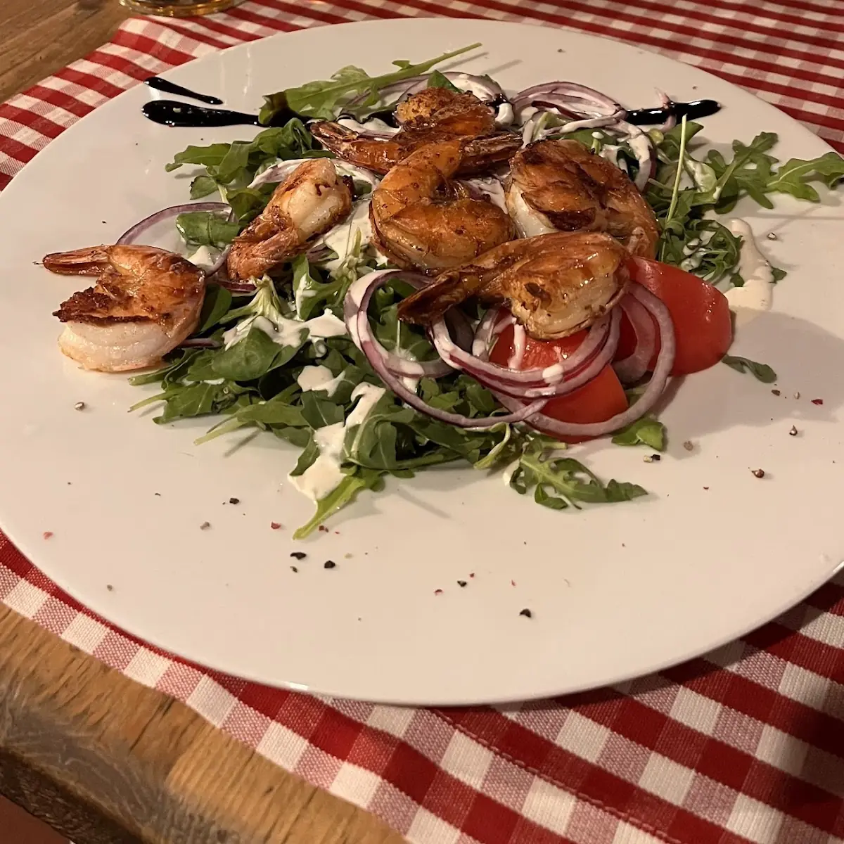 Mischer Salat Mit Schnitzelstreifen, Die Sünderalm