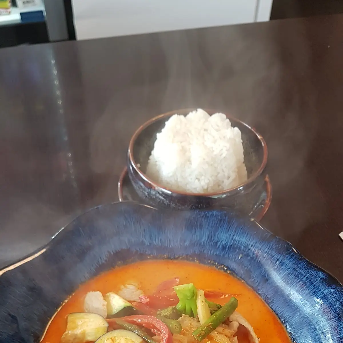 Rotes Curry Mit Rindfleisch