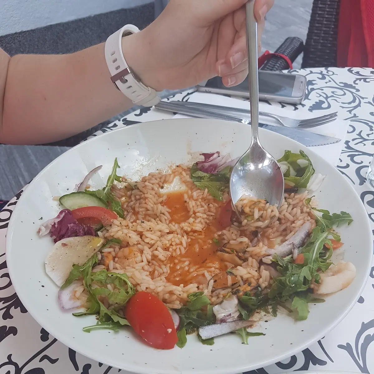 Risotto Oder Besser Reis In Tomatensauce