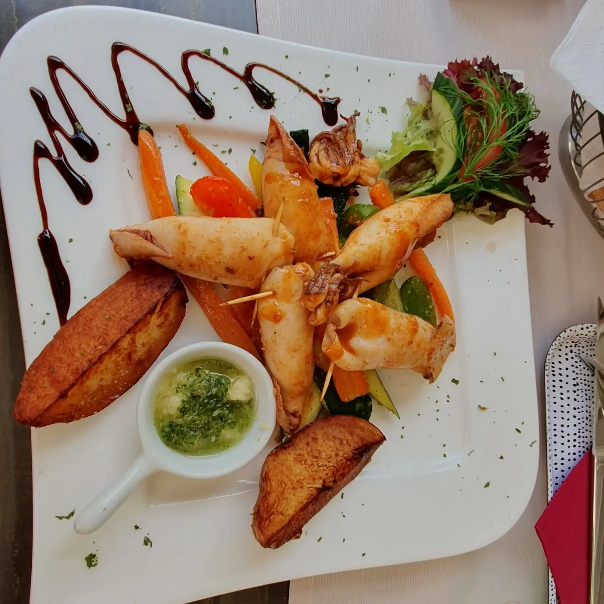 Gefüllte Calamari