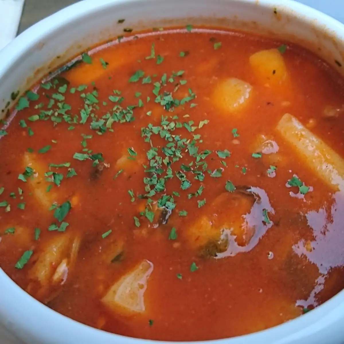 Meeresfrüchte Suppe