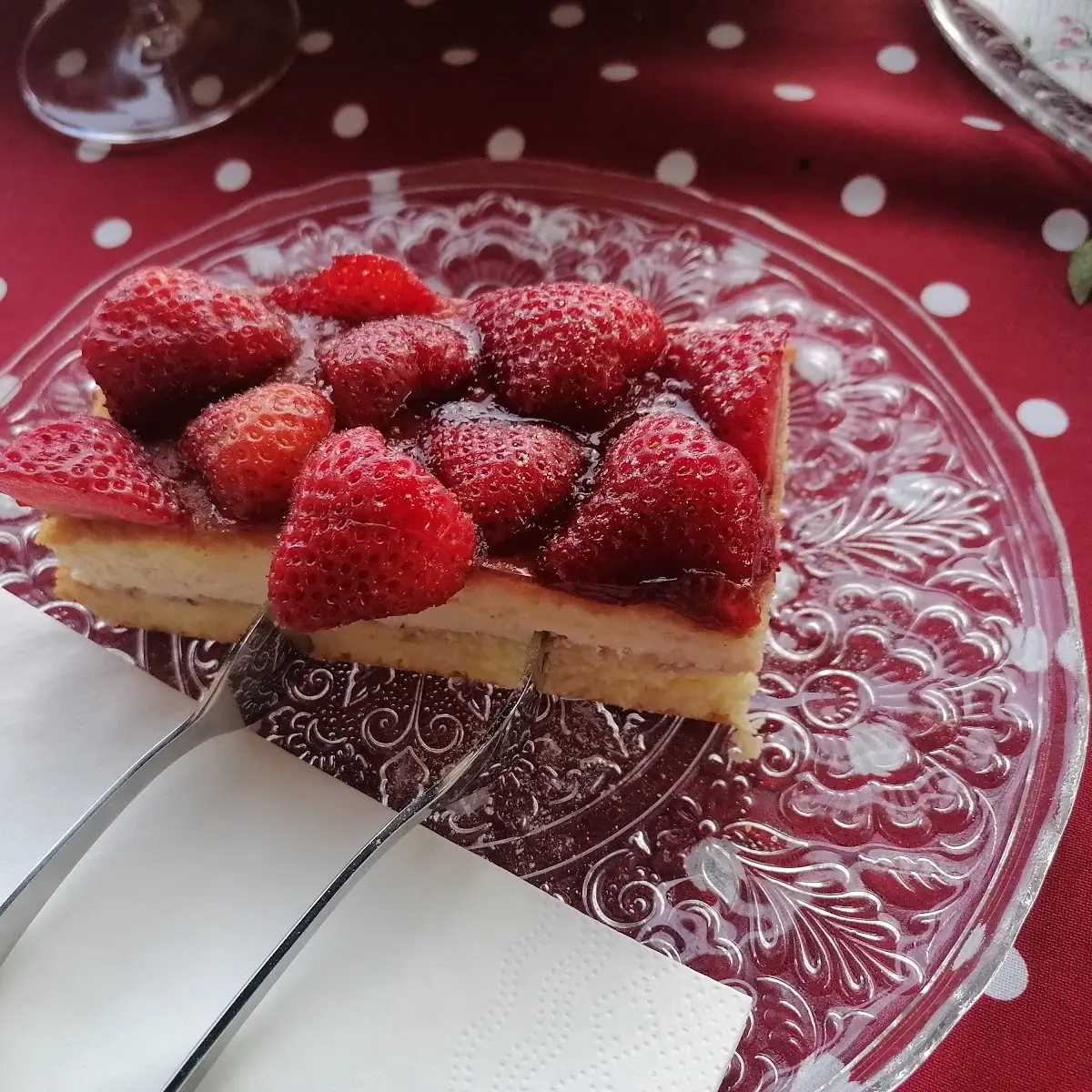 Erdbeerkuchen