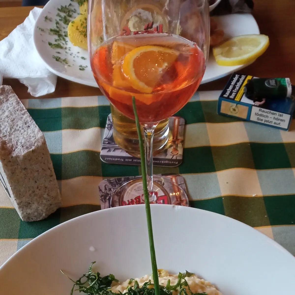 Gefüllte Hühnerbrust Mit Spargelrisotto