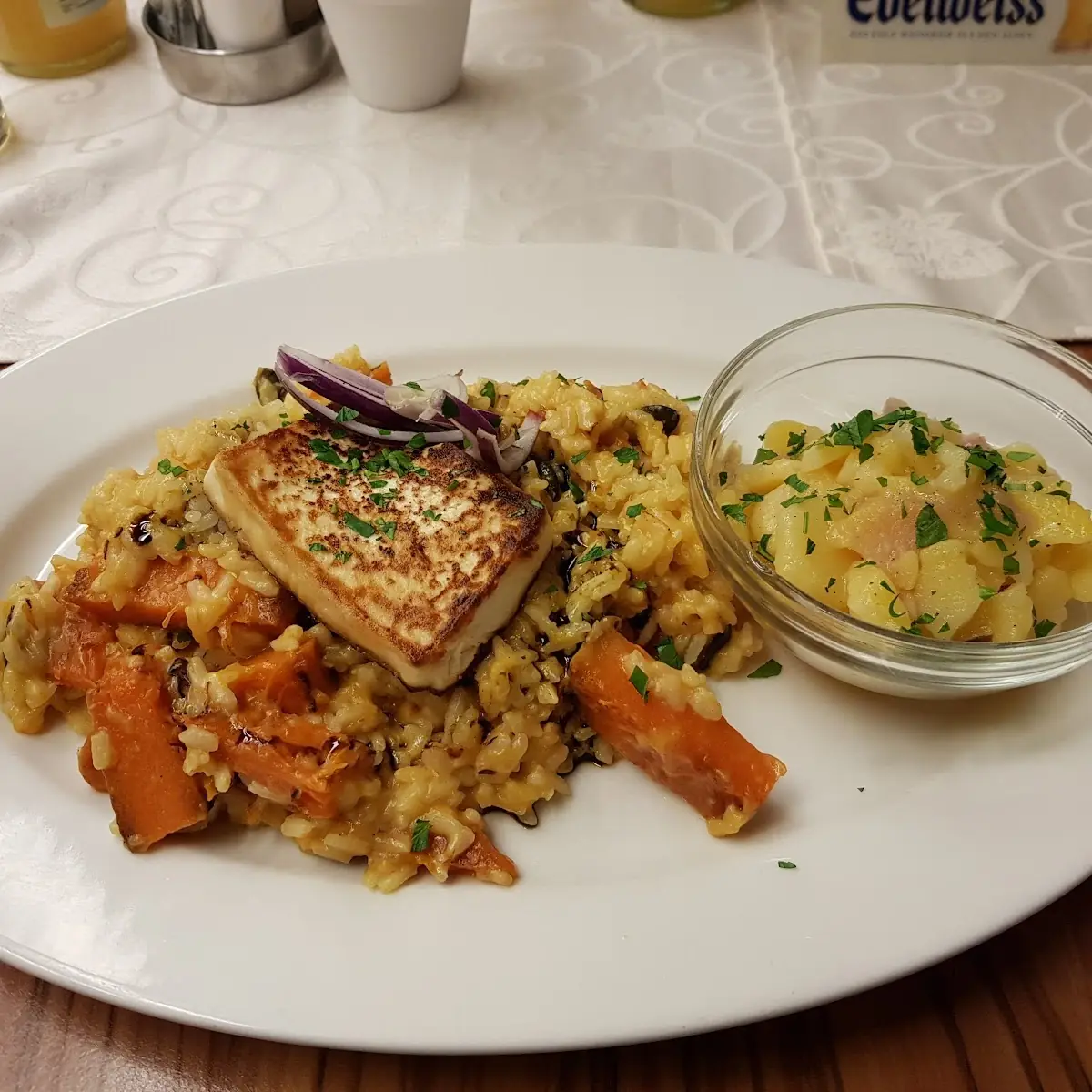 Kürbisrisotto