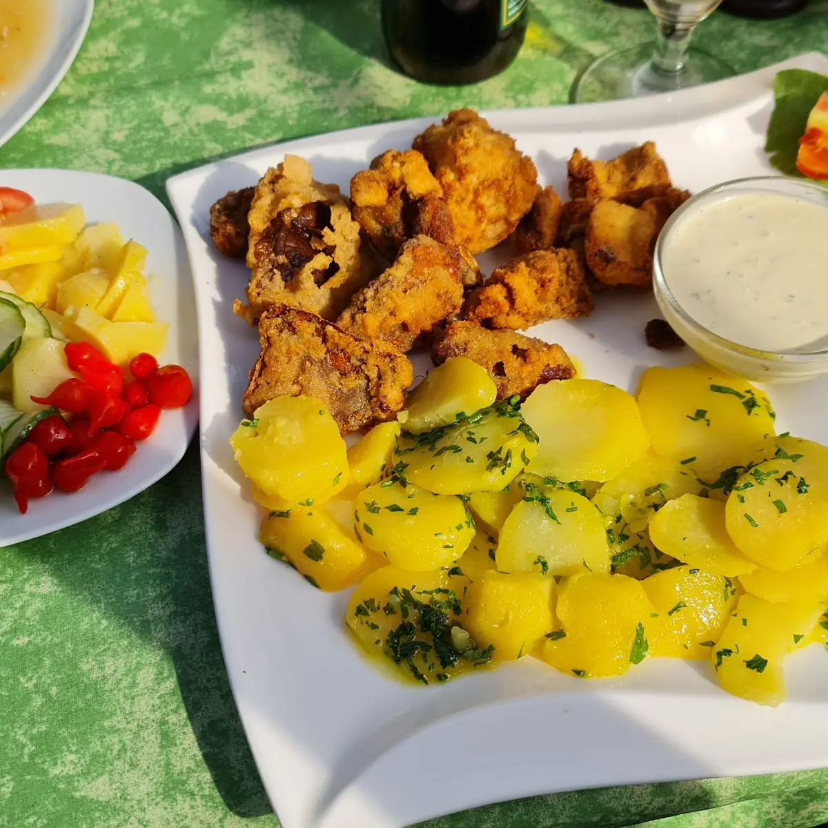 Gebackene Steinpilze