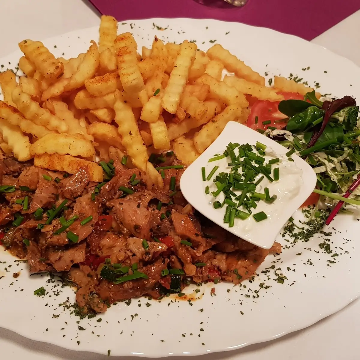 Gyros Mit Tzatziki