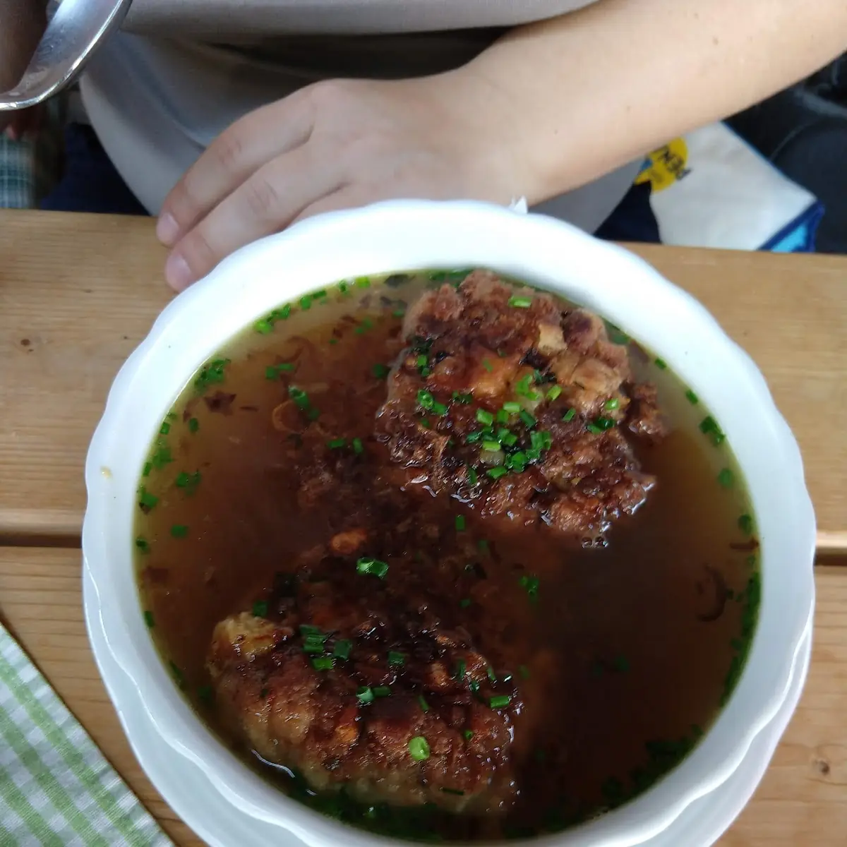 Kaspressknödelsuppe