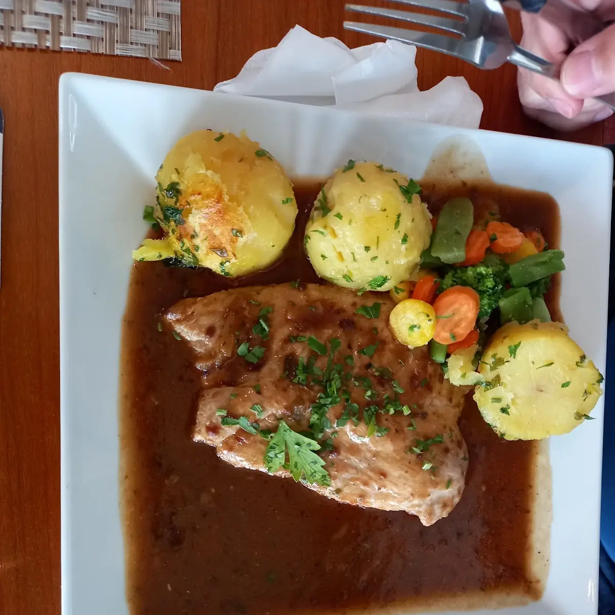 Naturschnitzel Mit Katoffeln
