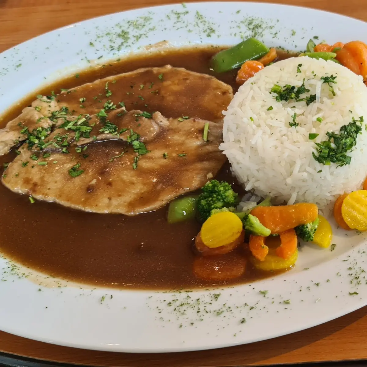 Naturschnitzel Mit Reis