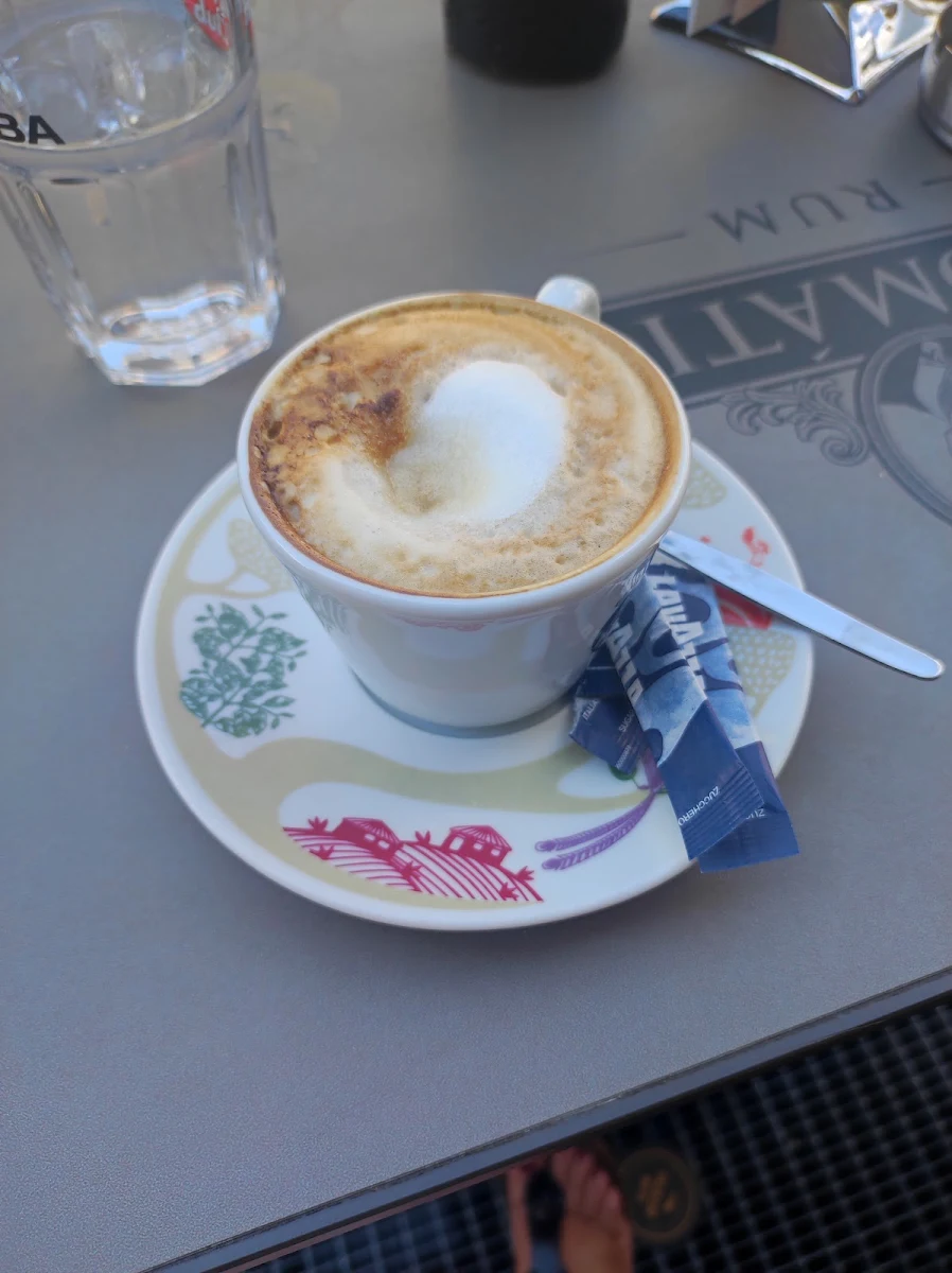 Capuchino Mit Viel Herz Gemacht Für Mich