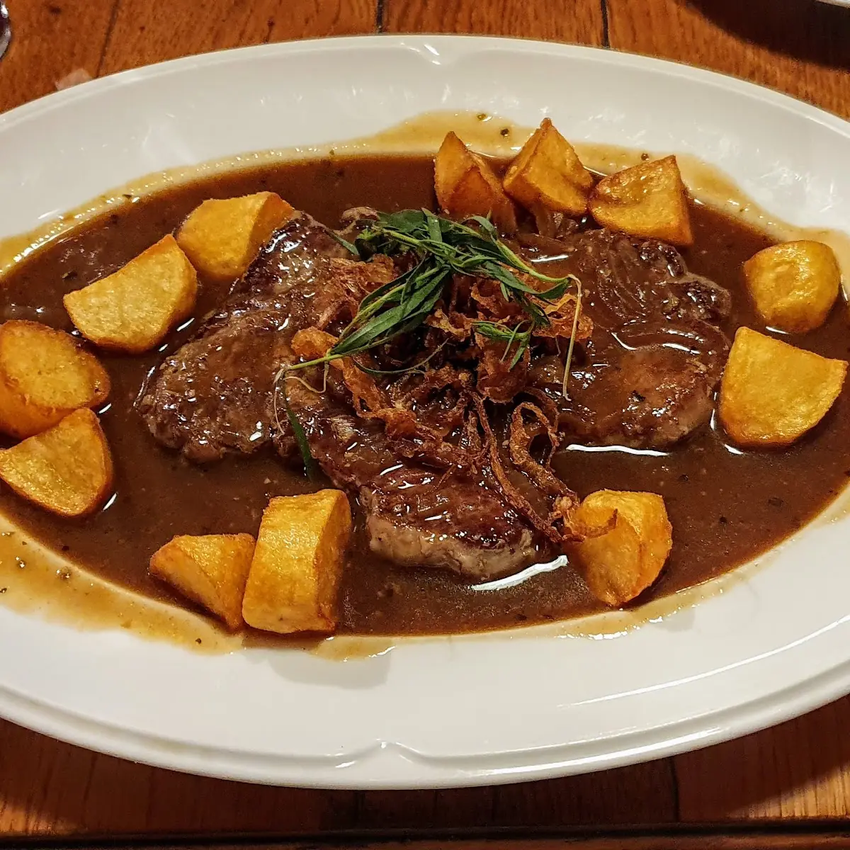 Zwiebelrostbraten
